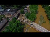 Aerial Footage Shows Extent of Damage From Ellicott City Flooding