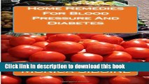 Ebook Home Remedies For Blood Pressure And Diabetes Free Online