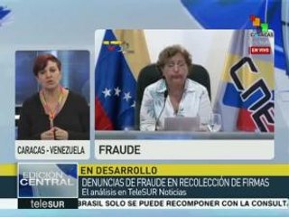 Venezuela: irregularidades en colecta de firmas son vastas