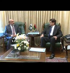 World Bank Country Director and his team call on Sindh CM  Syed Murad Ali Shah. (Aug 2nd, 2016)