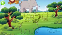 Animals Puzzle Kids & Babies Learn Animals Names, Forest, Grassland, Farm & Ocean By 2 Baby