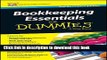 Download  Bookkeeping Essentials For Dummies - Australia  Free Books