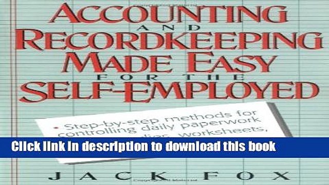Download Accounting and Recordkeeping Made Easy for the Self-Employed Free Books