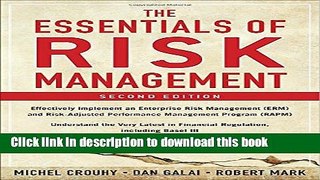 Ebook The Essentials of Risk Management, Second Edition Free Online KOMP
