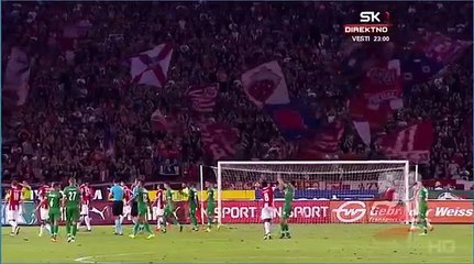 All Goals Half time - Crvena Zvezda 1-2 Ludogorets