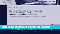 PDF  Corporate Governance, Controlling und Unternehmenserfolg: Konzeptionelle Gestaltung und