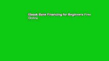 Ebook Bank Financing for Beginners Free Online