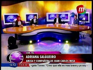 Adriana Salgueiro recordó a Juan Carlos Mesa