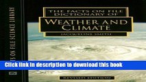 Ebook The Facts on File Dictionary of Weather and Climate (Facts on File Science Dictionary) Full