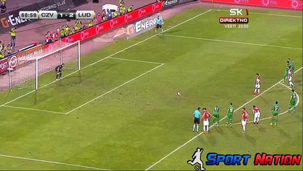 Luiz Ibanez Goal HD  ● FK Crvena Zvezda vs FC Ludogoretz 2-2  ● UEFA Champions League 02/08/2016