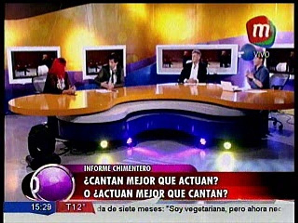 Informe ¿Qué es lo que mejor hacen? ¿cantar o actuar?