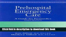 [PDF] Prehospital Emergency Care: A Guide for Paramedics (Clinical Handbook Series) Read Full Ebook