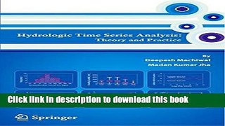 Ebook Hydrologic Time Series Analysis: Theory and Practice Free Online