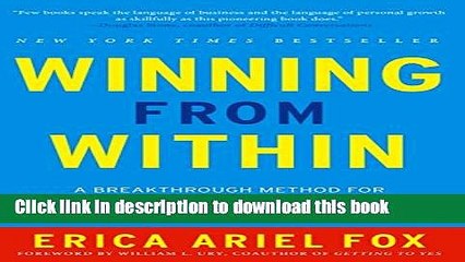 Books Winning from Within: A Breakthrough Method for Leading, Living, and Lasting Change Free