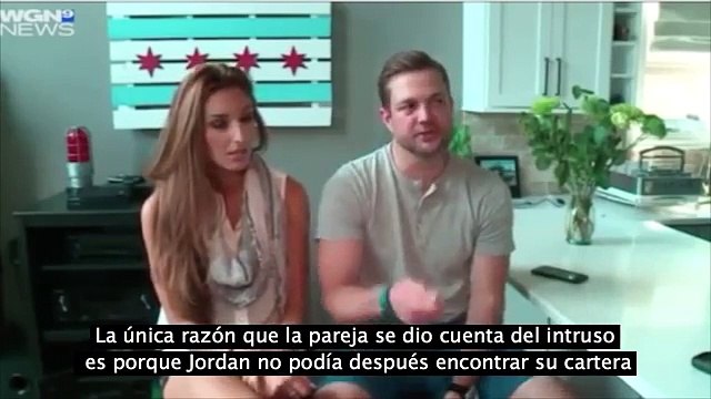 Ladrón entró a una casa y observó a los dueños durante unos 10 minutos
