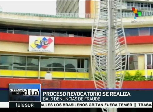 Venezuela: CNE solicitará investigar firmas irregulares de revocatorio