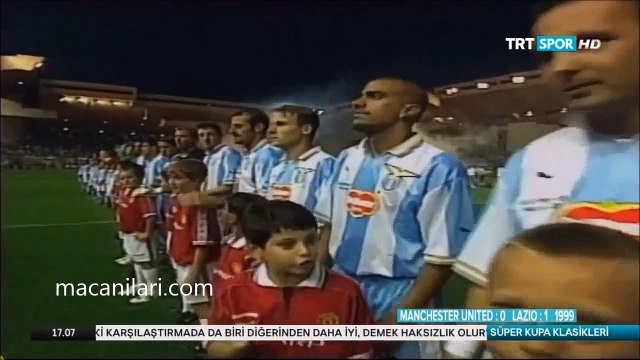 [HD] 27.08.1999 - 1999 UEFA Super Cup Final Match SS Lazio 1-0 Manchester United