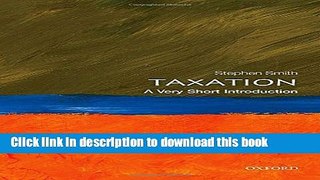 Books Taxation: A Very Short Introduction Free Online KOMP