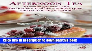 Ebook Afternoon Tea Recipe Giftcards Free Online