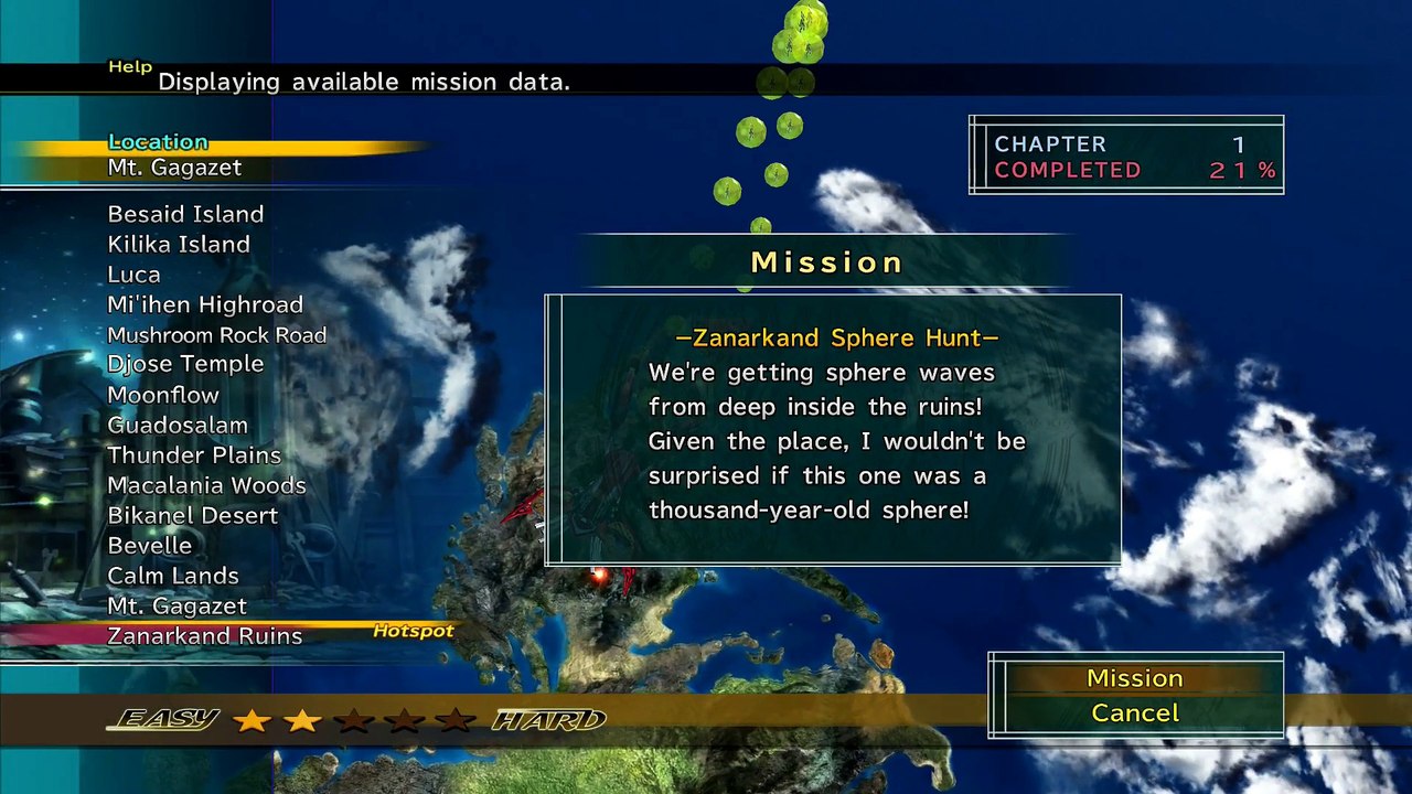 FINAL FANTASY X-2 REMASTER HD (21) MT. GAGAZET & ZANARKAND RUINS (CHAPTER 1)