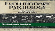 Books Evolutionary Psychology: The Ultimate Origins of Human Behavior Full Online