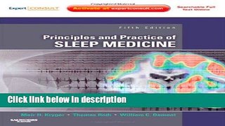 Books Principles and Practice of Sleep Medicine: Expert Consult - Online and Print, 5e