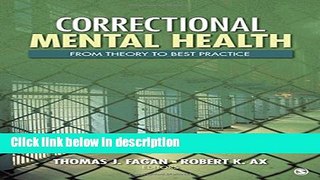 Ebook Correctional Mental Health: From Theory to Best Practice Full Online