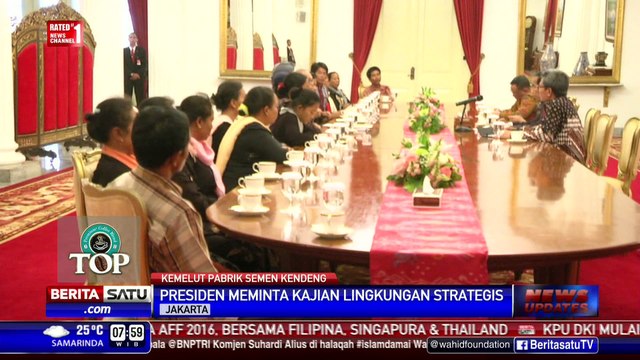 Presiden: Pembangunan Pabrik Semen di Kendeng Harus Dievaluasi