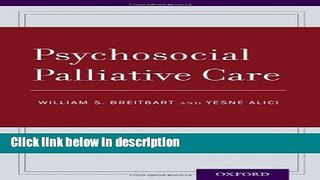 Books Psychosocial Palliative Care Full Online