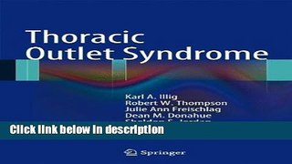 Ebook Thoracic Outlet Syndrome Full Online
