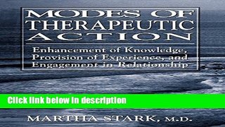 Books Modes of Therapeutic Action Full Online