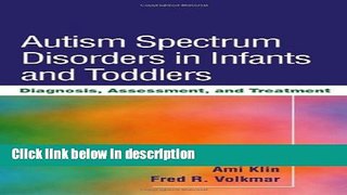 Ebook Autism Spectrum Disorders in Infants and Toddlers: Diagnosis, Assessment, and Treatment Free
