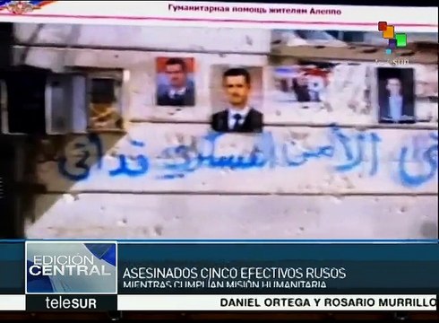 Siria: terroristas asesinan 5 efectivos rusos en misión humanitaria