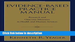 Ebook Evidence-Based Practice Manual: Research and Outcome Measures in Health and Human Services