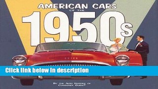 Books American Cars of the 1950 s Free Online