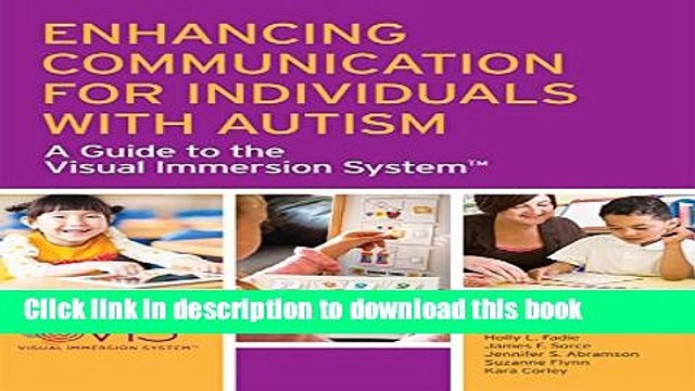 [PDF] Enhancing Communication for Individuals with Autism: A Guide to the Visual Immersion System