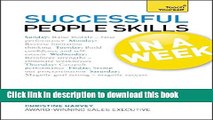 [Read PDF] Successful People Skills in a Week (Teach Yourself) Download Free