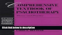 Books Comprehensive Textbook of Psychotherapy: Theory and Practice (Oxford Series in Clinical