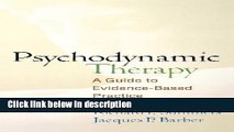 Books Psychodynamic Therapy: A Guide to Evidence-Based Practice Free Online