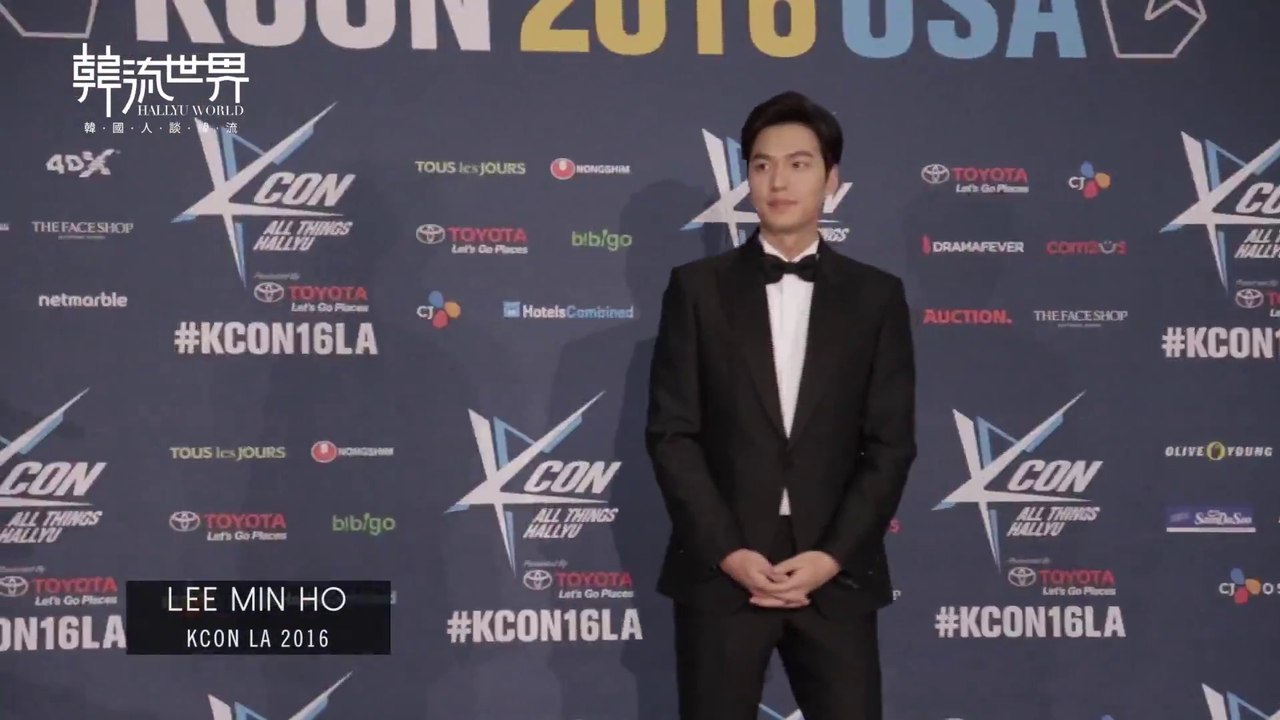 [ENG+中字]Lee Min Ho Greetings at KCON LA 李敏鎬受邀美國KCON