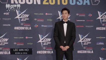 [ENG+中字]Lee Min Ho Greetings at KCON LA 李敏鎬受邀美國KCON