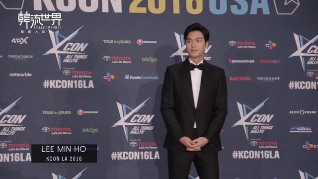 [ENG+中字]Lee Min Ho Greetings at KCON LA 李敏鎬受邀美國KCON