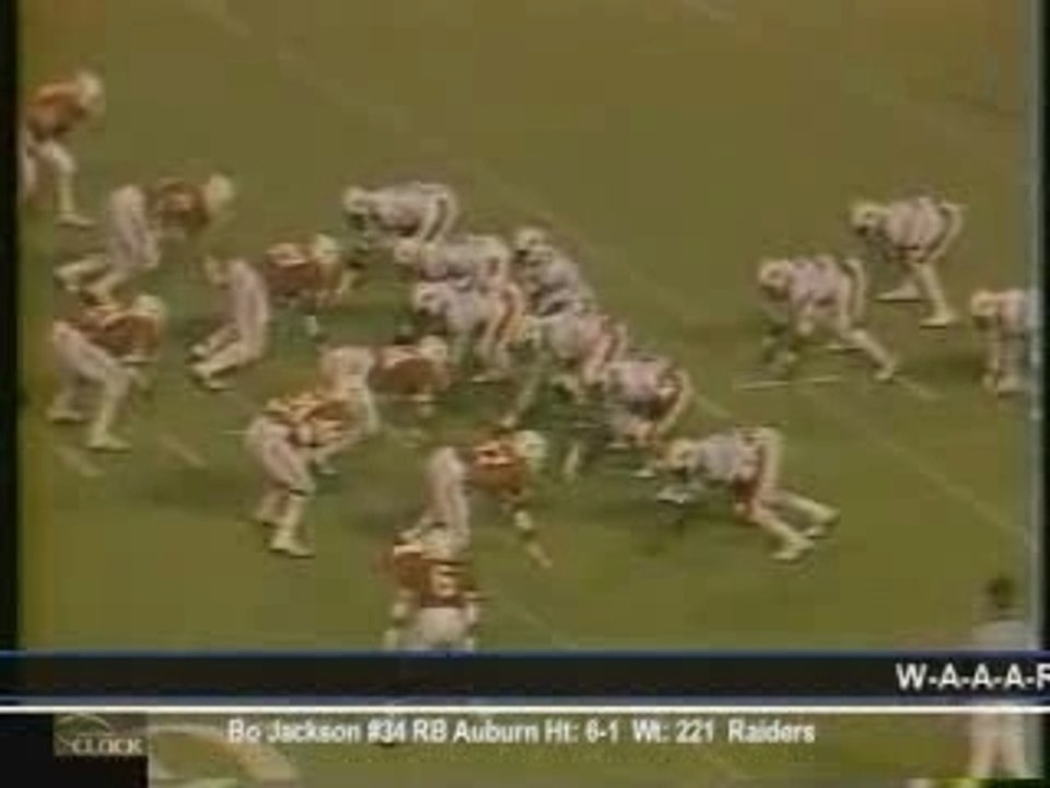 Bo Jackson College Days