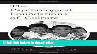 Ebook The Psychological Foundations of Culture Full Online