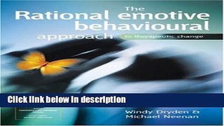 Ebook The Rational Emotive Behavioural Approach to Therapeutic Change (SAGE Therapeutic Change