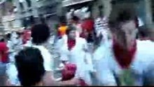 First Person Footage of Running With the Bulls