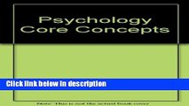 Books Psychology: Core Concepts Free Online