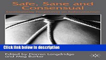 Books Safe, Sane and Consensual: Contemporary Perspectives on Sadomasochism Free Online