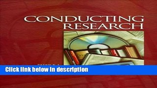 Ebook Conducting Research Full Online
