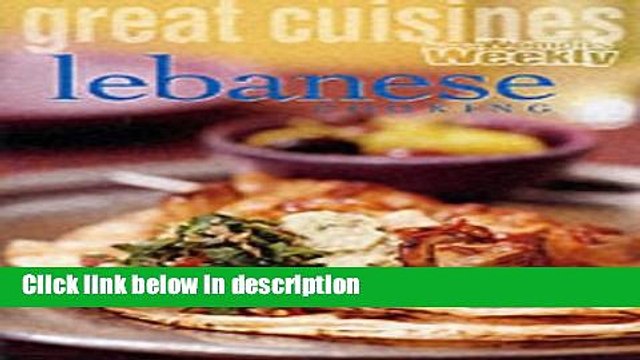 Books Lebanese Cooking: Lebanese Cooking ( Australian Women s Weekly Home Library) Full Online